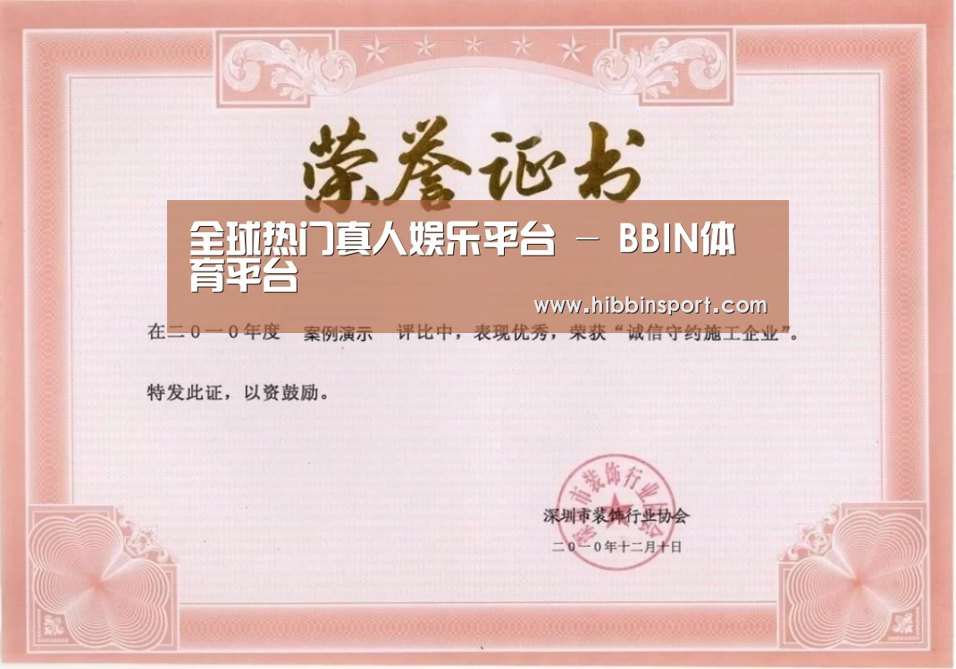 BBIN国际厅荣誉证书一(图1)